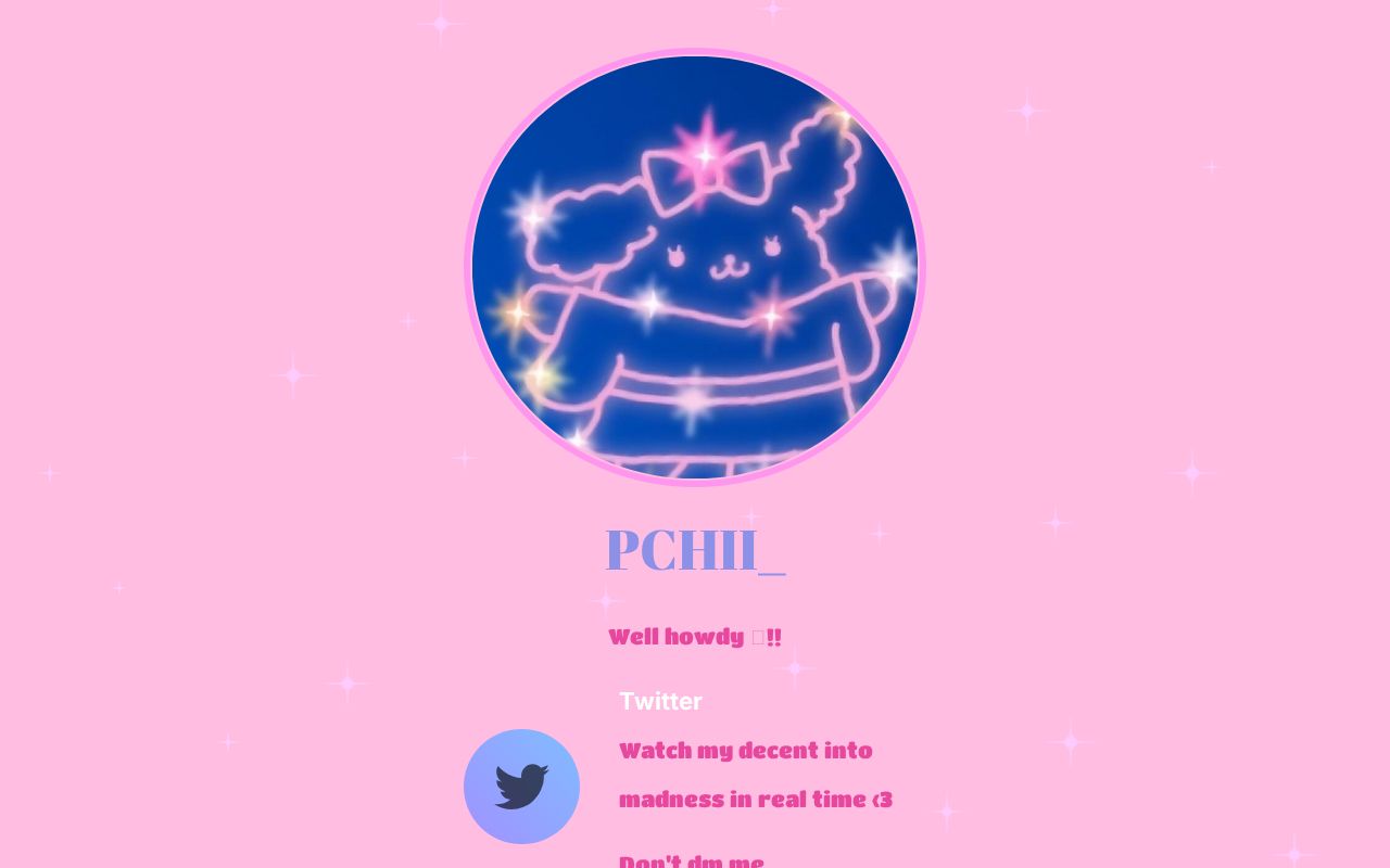 Carrd profile picture for @pchii